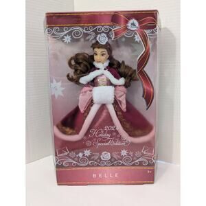 Disney Parks Beauty and the Beast Belle 2024 Holiday Special Edition Doll